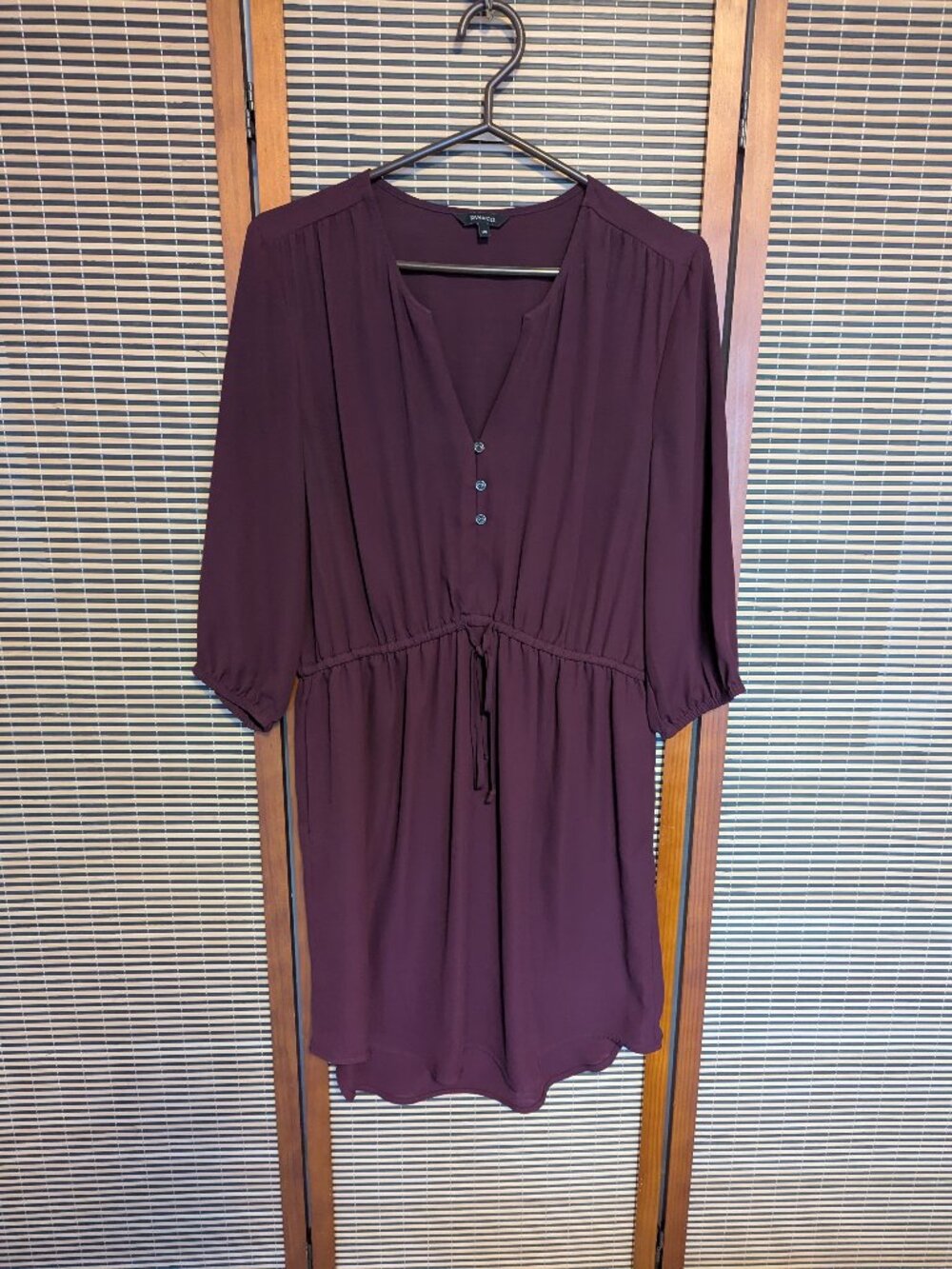 Maroon Mini Dress